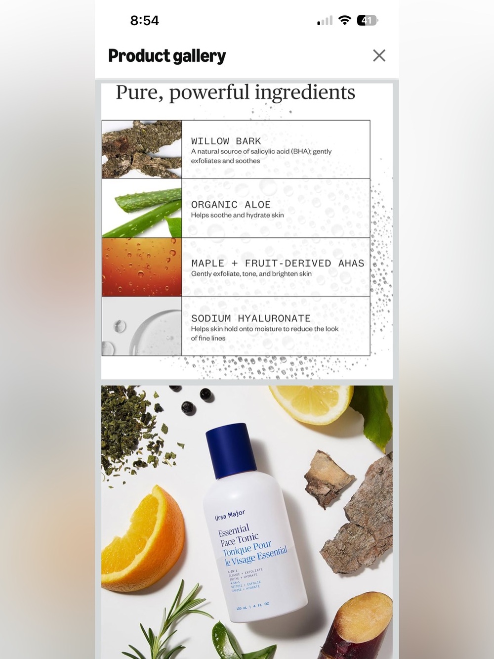 Essential Face Tonic – Blue Packaging - Picture 3 of 3